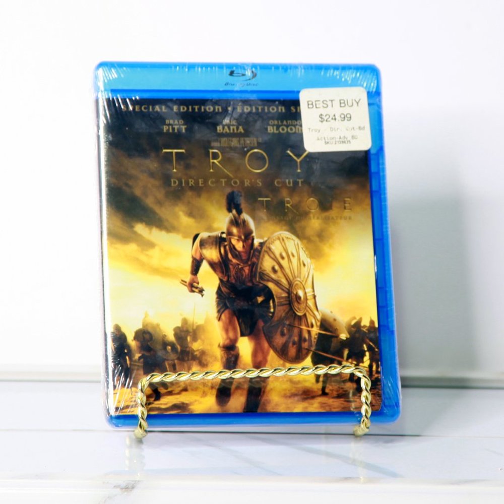 Troy BLU-RAY Movie - Sealed Starring Brad Pitt & Orlando Bloom.
